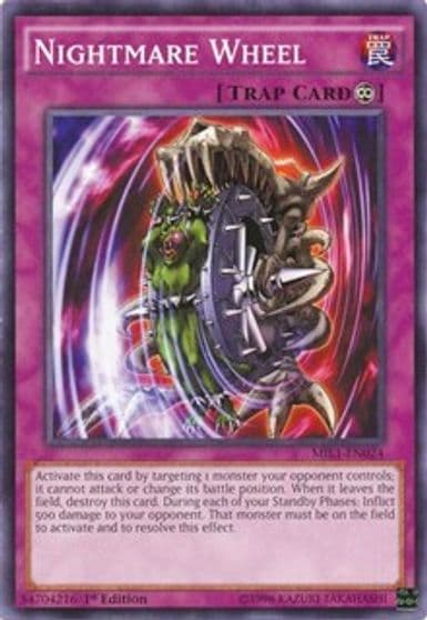 Nightmare Wheel Millennium Pack Yu-Gi-Oh! card