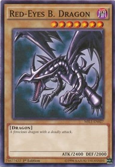 Red Eyes B Dragon Millennium Pack Yu-Gi-Oh! card