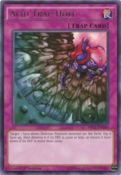 Acid Trap Hole Millennium Pack Yu-Gi-Oh! card
