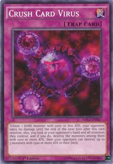 Crush Card Virus Millennium Pack Yu-Gi-Oh! card