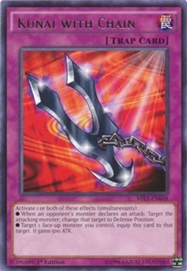 Kunai with Chain Millennium Pack Yu-Gi-Oh! card