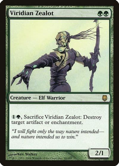 Viridian Zealot Darksteel Magic card