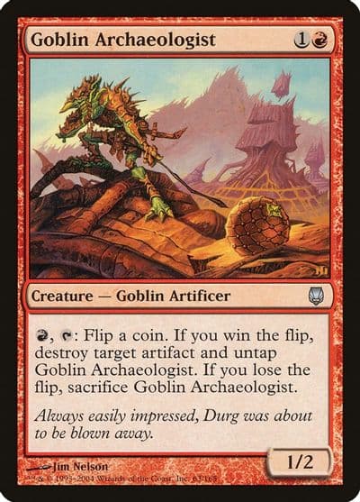 Goblin Archaeologist Darksteel Magic card