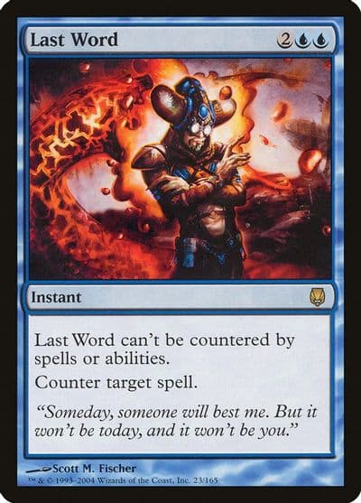 Last Word Darksteel Magic card