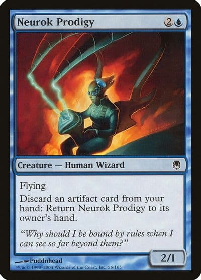 Neurok Prodigy Darksteel Magic card