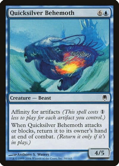 Quicksilver Behemoth Darksteel Magic card