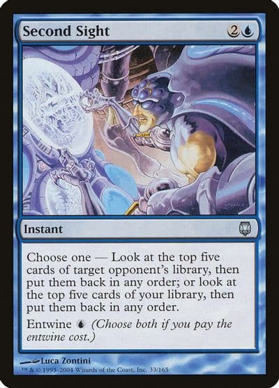 Second Sight Darksteel Magic card