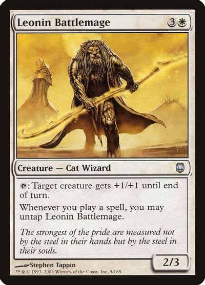 Leonin Battlemage Darksteel Magic card