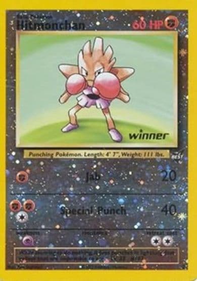 Hitmonchan - 2 [Winner] Best of Promos Pokemon card