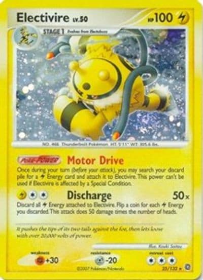 Electivire (DP Secret Wonders) Deck Exclusives Pokemon card
