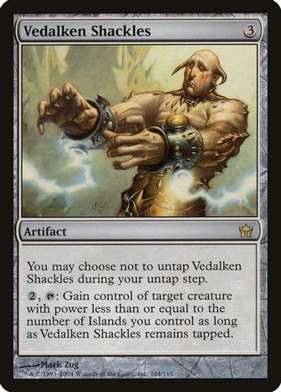 Vedalken Shackles Fifth Dawn Magic card