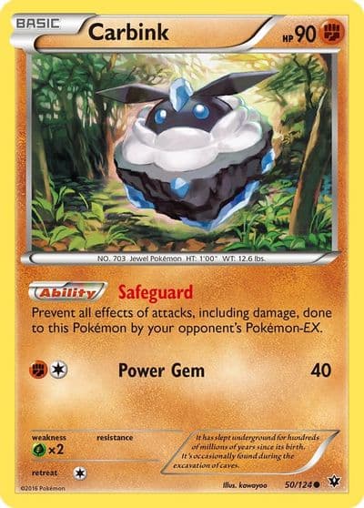 Carbink (50) XY - Fates Collide Pokemon card