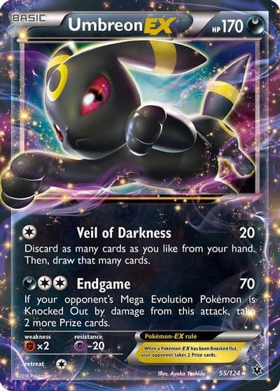 Umbreon EX XY - Fates Collide Pokemon card