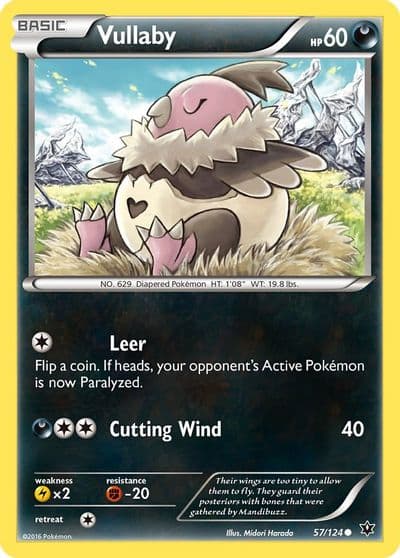 Vullaby XY - Fates Collide Pokemon card