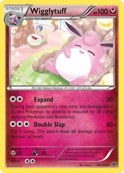 Wigglytuff XY - Fates Collide Pokemon card