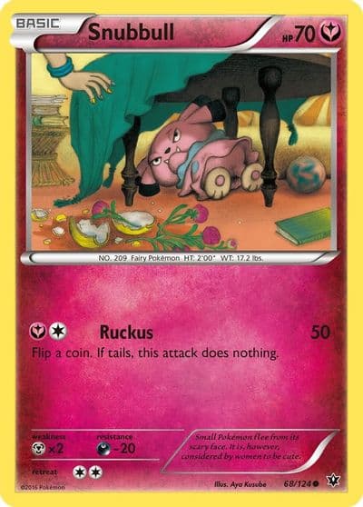 Snubbull XY - Fates Collide Pokemon card