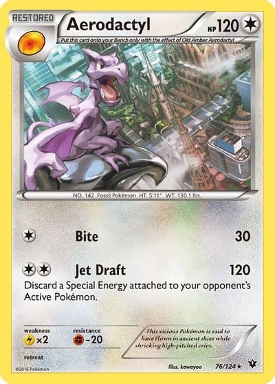 Aerodactyl XY - Fates Collide Pokemon card
