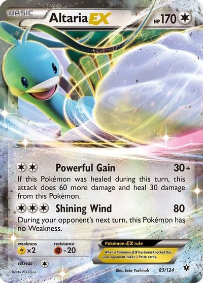 Altaria EX XY - Fates Collide Pokemon card