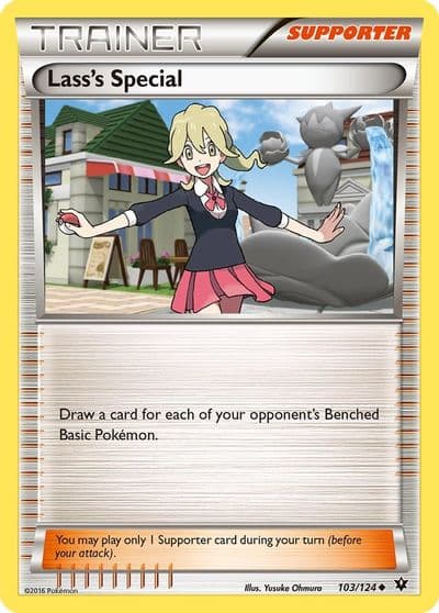Lass's Special XY - Fates Collide Pokemon card