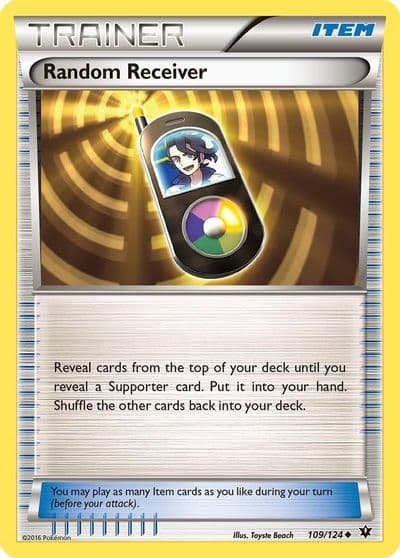 Random Receiver XY - Fates Collide Pokemon card