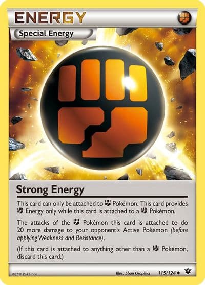 Strong Energy XY - Fates Collide Pokemon card