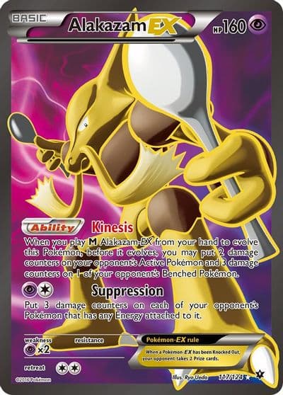 Alakazam EX (Full Art) XY - Fates Collide Pokemon card