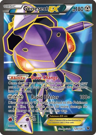 Genesect EX (Full Art) XY - Fates Collide Pokemon card