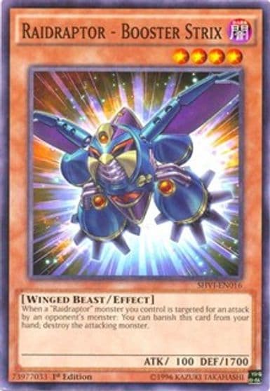 Raidraptor Booster Strix Shining Victories Yu-Gi-Oh! card