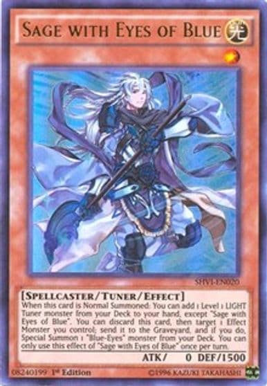 Sage with Eyes of Blue Shining Victories Yu-Gi-Oh! card