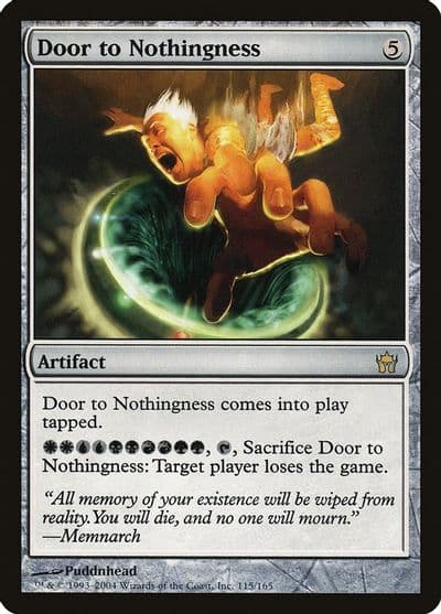 Door to Nothingness Fifth Dawn Magic card