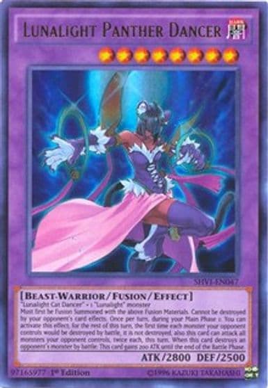 Lunalight Panther Dancer Shining Victories Yu-Gi-Oh! card