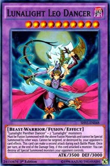 Lunalight Leo Dancer Shining Victories Yu-Gi-Oh! card
