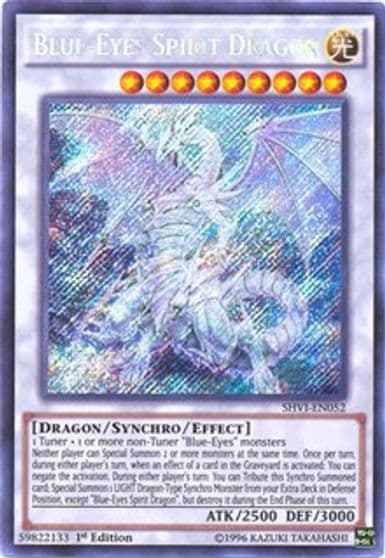 Blue Eyes Spirit Dragon Shining Victories Yu-Gi-Oh! card