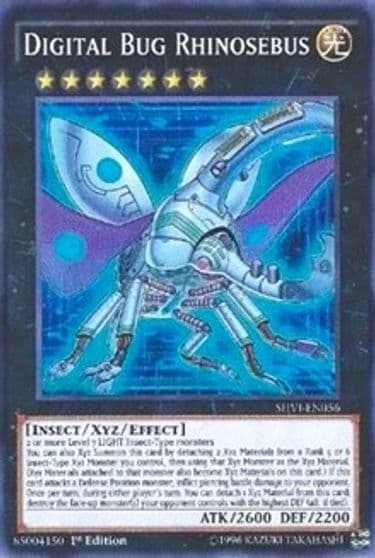 Digital Bug Rhinosebus Shining Victories Yu-Gi-Oh! card