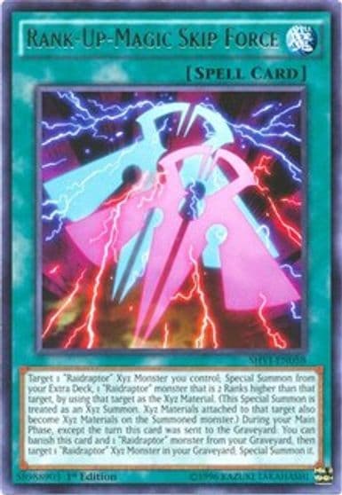 Rank Up Magic Skip Force Shining Victories Yu-Gi-Oh! card