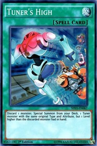 Tuners High Shining Victories Yu-Gi-Oh! card