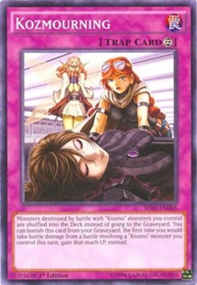 Kozmourning Shining Victories Yu-Gi-Oh! card