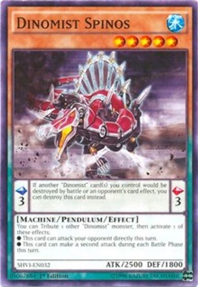 Dinomist Spinos Shining Victories Yu-Gi-Oh! card