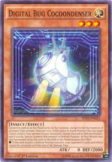 Digital Bug Cocoondenser Shining Victories Yu-Gi-Oh! card