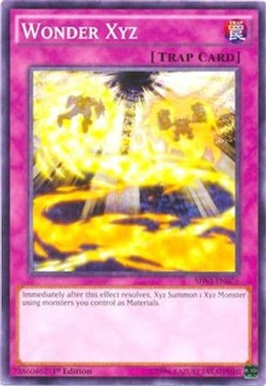 Wonder Xyz Shining Victories Yu-Gi-Oh! card