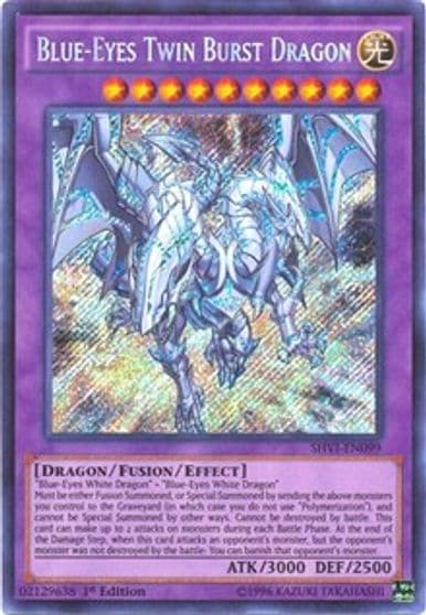 Blue Eyes Twin Burst Dragon Shining Victories Yu-Gi-Oh! card