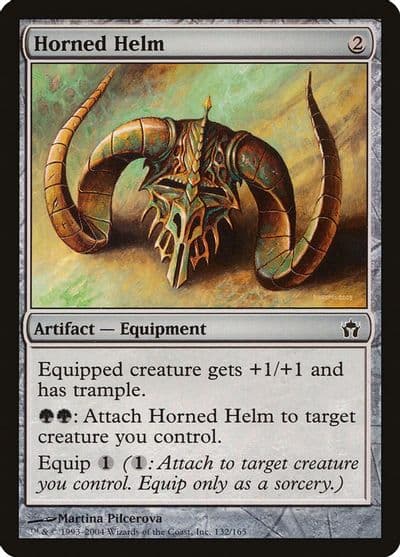 Horned Helm Fifth Dawn Magic card