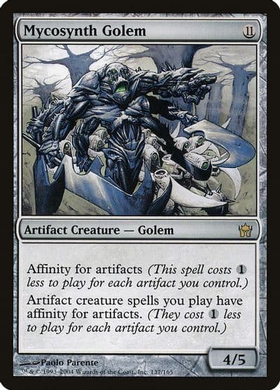 Mycosynth Golem Fifth Dawn Magic card