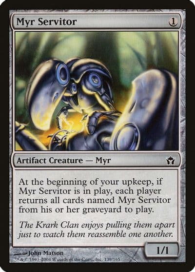 Myr Servitor Fifth Dawn Magic card