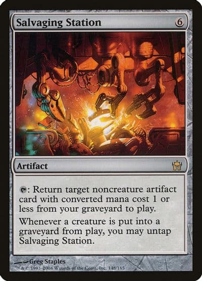 Salvaging Station Fifth Dawn Magic card