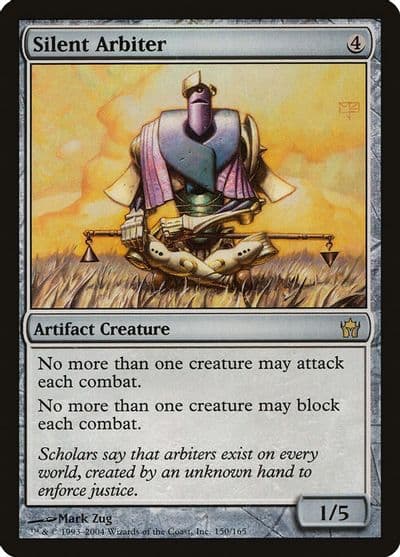 Silent Arbiter Fifth Dawn Magic card