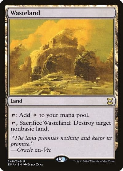 Wasteland Eternal Masters Magic card