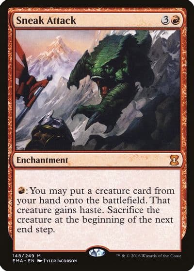 Sneak Attack Eternal Masters Magic card