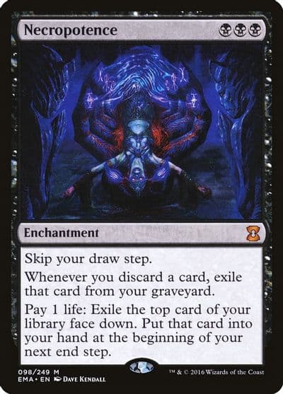 Necropotence Eternal Masters Magic card