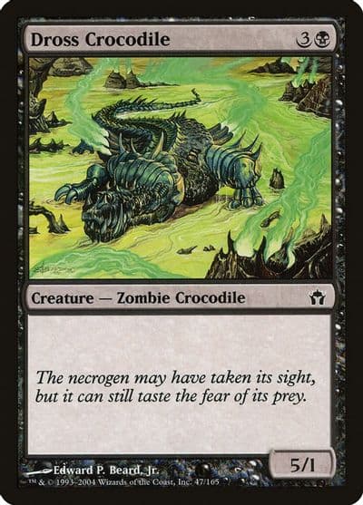 Dross Crocodile Fifth Dawn Magic card